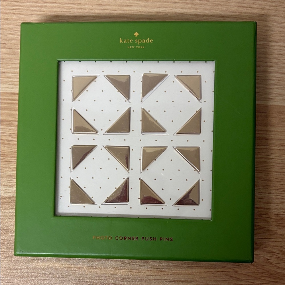 Kate Spade Gold Photo Corner Set